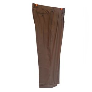 Louis Raphael Rosso Brown Dress Pants for Men - Size 40x30